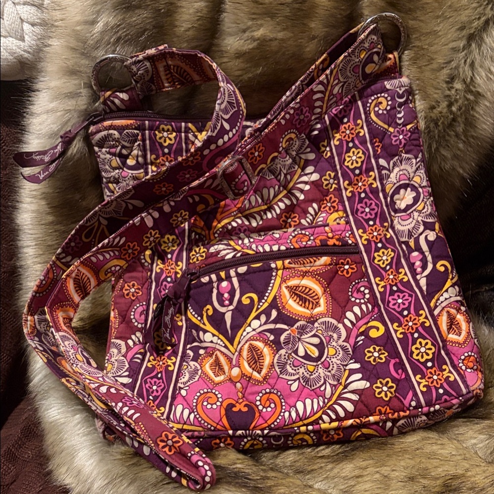 Vera Bradley Safari Sunset Print Crossbody Bag